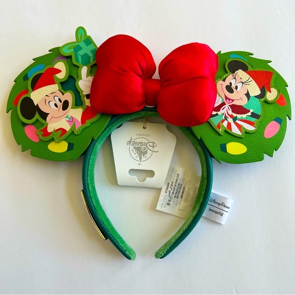 Disney Accessories - NWT Disney Loungefly 2023 Christmas Holiday Mickey Minnie Ears